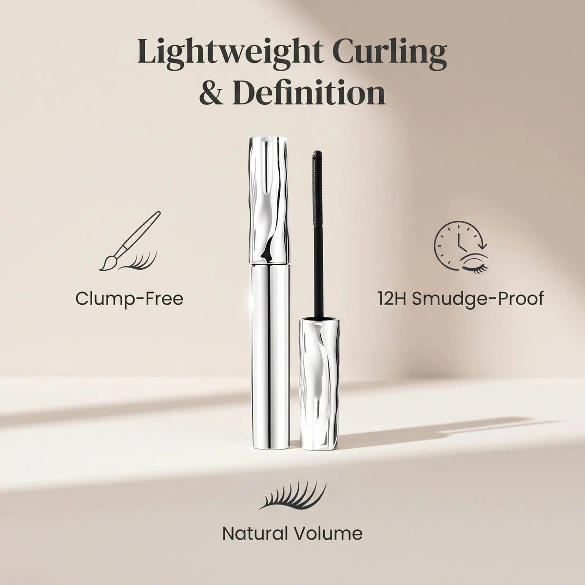 Ultimate Waterproof & Sweatproof Lengthening & Curling Mascara